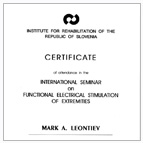 Сертификат Республики Словения